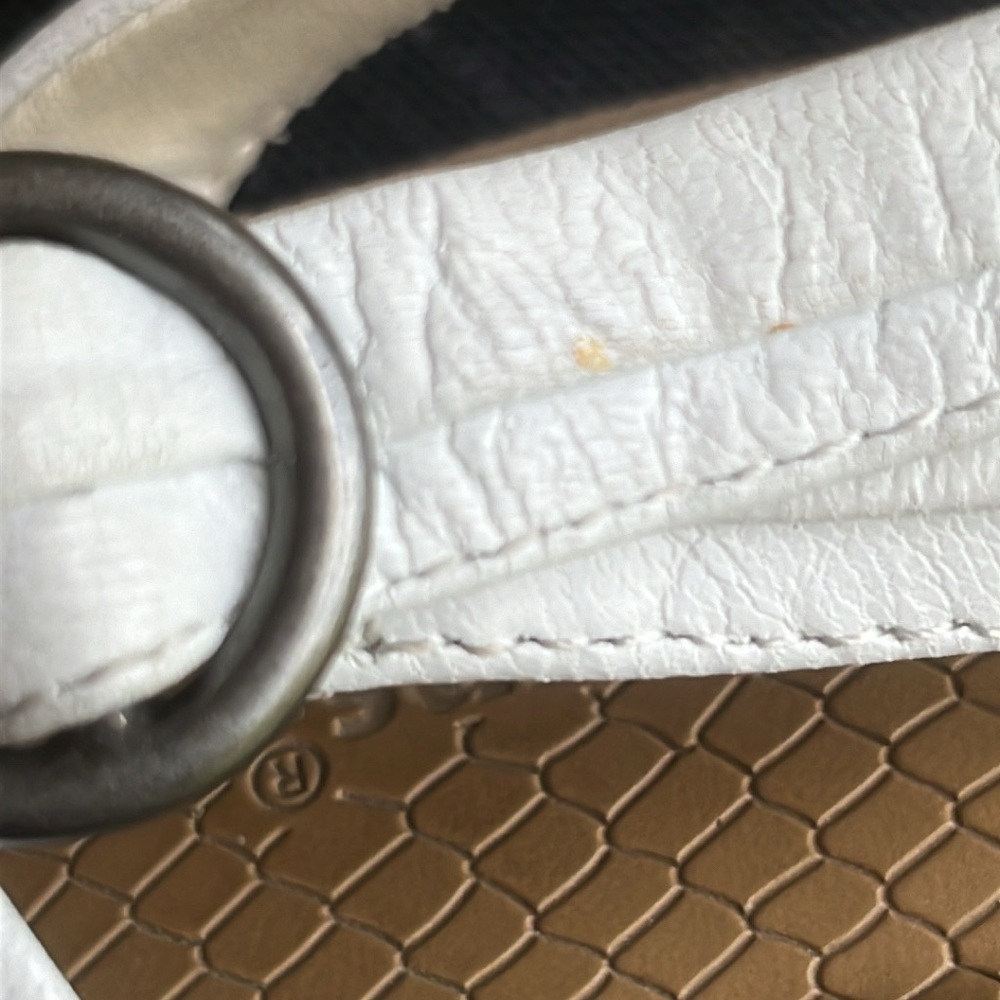 Bare Traps White Chelby Leather Sandal Size 9M - Picture 7 of 9